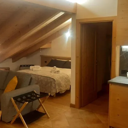 Apartamento Campo Base Cadore Monolocale Mansarda Con Park Auto E Garage Moto
